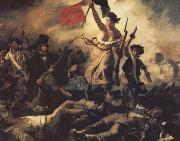 Eugene Delacroix Liberty Leading the People(28 th July 1830) (mk09) Spain oil painting artist